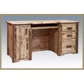 Montana Woodworks Montana Woodworks MWHCDPSL Homestead Collection Desk; Computer; 3 Drawers; Tower Slideout Stained and Lacquered MWHCDPSL